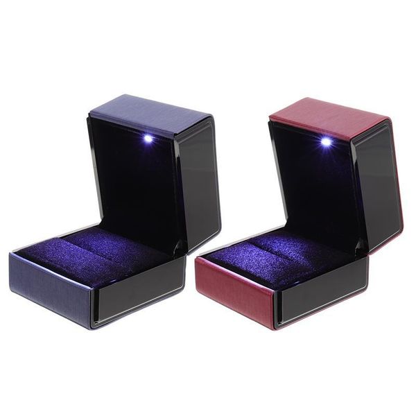 

gift wrap 2 pcs 1 set led lighted storage boxes beautiful jewelry display
