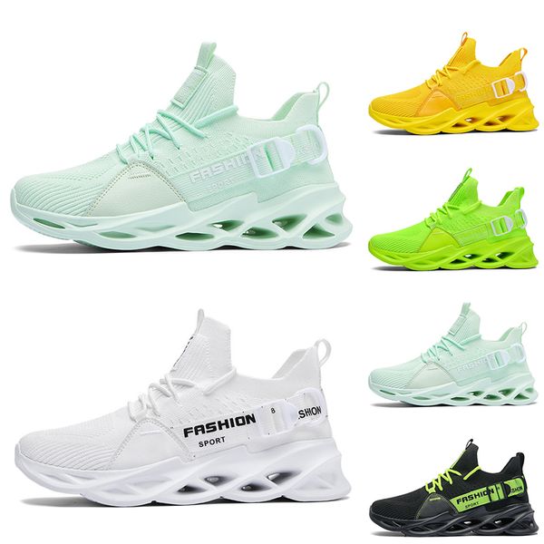 

non-brand men running shoes triple white black green orange yellow red mens fashion sports sneakers szie 40-46