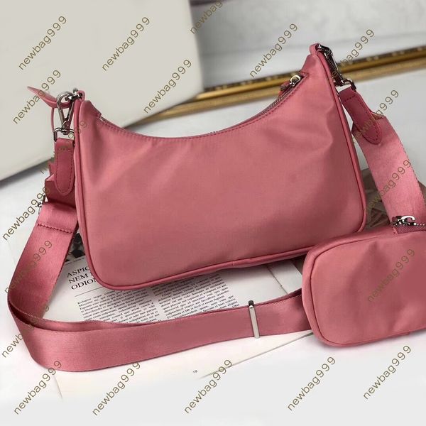 

fashion brand handbag for women wholesale cross-body nylon bag with metal chain nylon pouch bag re edition 2005 nylon bag
