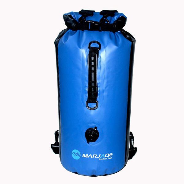 

30l inflatable outdoor waterproof dry bag sack storage bag rafting sports kayaking canoeing swimming bags travel kits backpack bbypxk