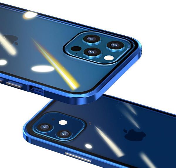 

360 full tempered glass magnetic adsorption phone case for iphone 12 pro max 11 xs max jllmyz loveshop01