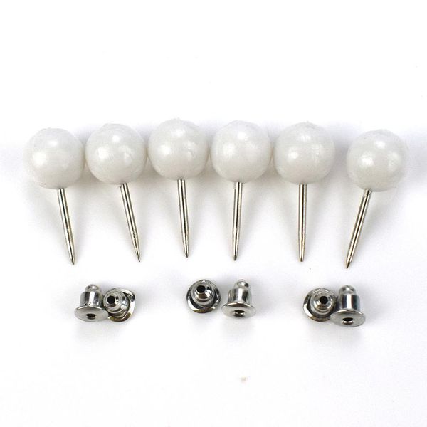 

25pcs round pearl beads pins mixed color plastic ball head pin for sewing bead pin with bead cap sewing tool bbyaga