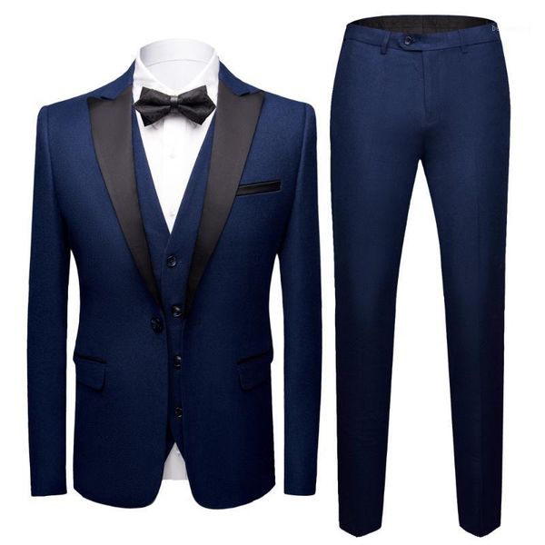 

men suit slim fit designer suit 3 peices formal male groom wedding red wedding dress1, White;black
