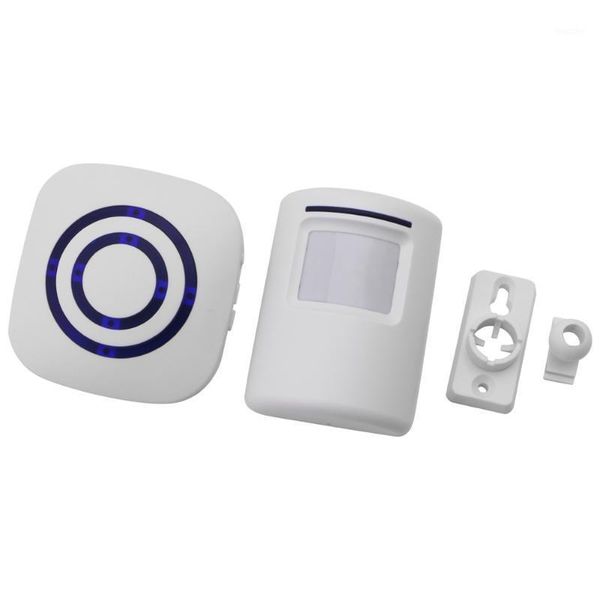 

wireless infrared motion sensor door security bell alarm chime eu/us plug1