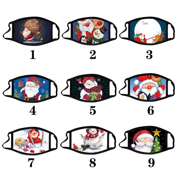 

calico anti dust fog washable fashion cotton masks christmas cartoon face designer mask breathable