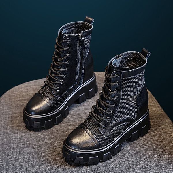 

2021 новые дышащие поты в летнее время кружева на платформе для платформы, Black