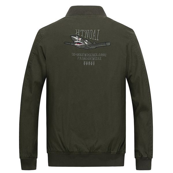 

2021 new male style flying jacket air force bomber yhj3, Black;brown