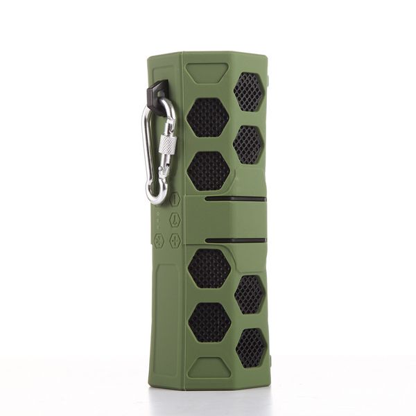 

hifi stereo aux radio subwoofer waterproof wireless portable bass bicycle speaker cylinder round with holder