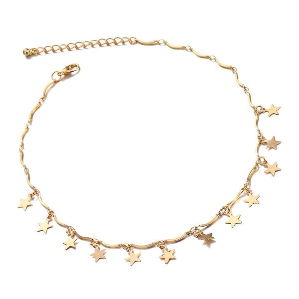 

iparam мода ожерелья choker золото серебряное цвет звезда луна ожерелье женщины boho подвески холезские коллер кетит ювелирные изделия sqcpp, Silver