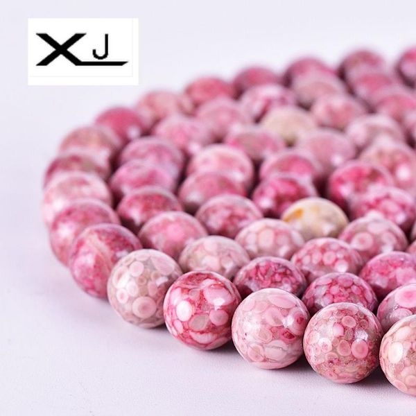 

xj natural chrysanthemum stone round loose beads 6mm 8mm 10mm pick size beads for jewelry making diy bracelet