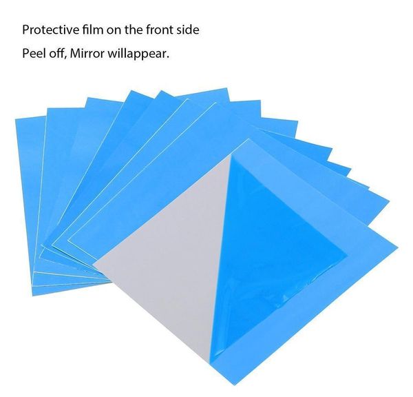 

9/16pcs mirror wall stickers flexible mirror sheets wall stickers self adhesive plastic tiles for home deco jllvyp bdebag