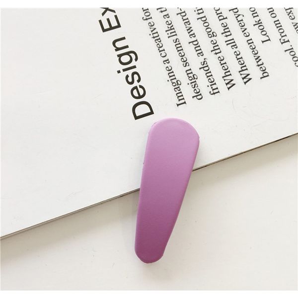 

hair clip korean style candy color geometric shape matte texture hairpin headdress accessories bb clip beauty hair styling tools wmtjam
