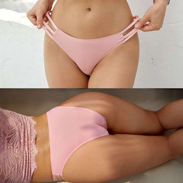 

2021 side strap seamless women underwear lingerie female ultra-thin panties briefs ladies intimate underpants fashion, Black;white