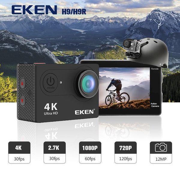 

eken h9r h9 action camera ultra hd 4k 30fps wifi 2.0-inch 170d underwater waterproof helmet video recording cameras sport cam1