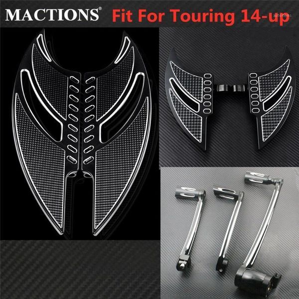 

motorcycle front rear floorboards footpegs+brake arm kit+shift lever & shift pegs for touring 2014-2019 20 road king flhr1