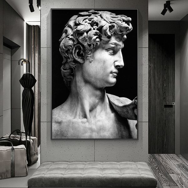 

скульптура дэвида холст картины nordic wall art pogers и prints minimalist art art украшение стены картина для гостиной домашний декор