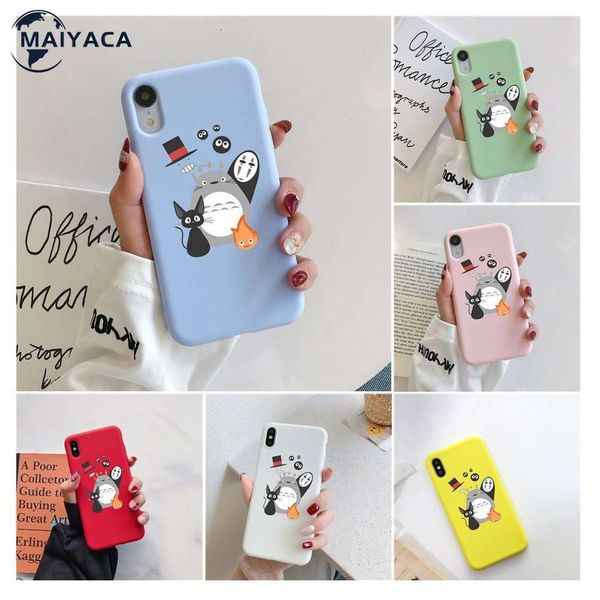 

customize hayao miyazaki my neighbor's eight color vip 11 pro max 7 8 plus x s x max xr