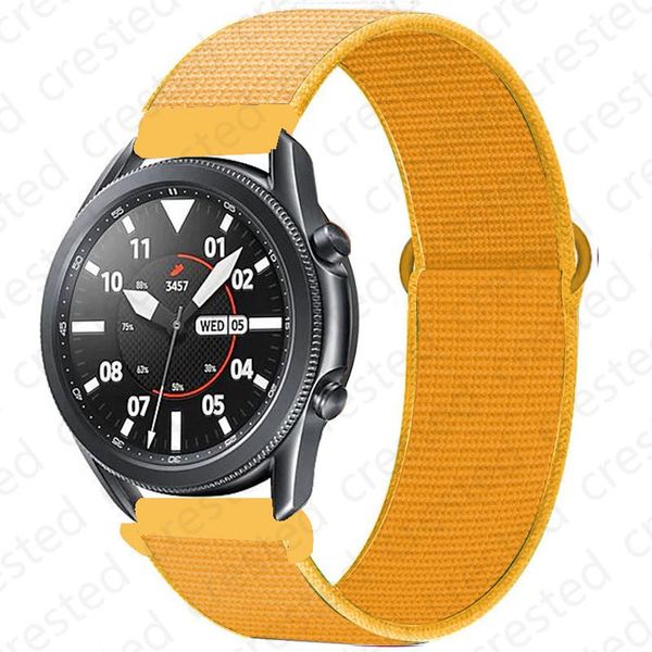 

20/22 мм полоса для galaxy watch 3/46 мм / 42 мм / активный 2 ремешок samsung gear s3 пограничный спортивный нейлон браслет huawei часы gt 2, Black;brown