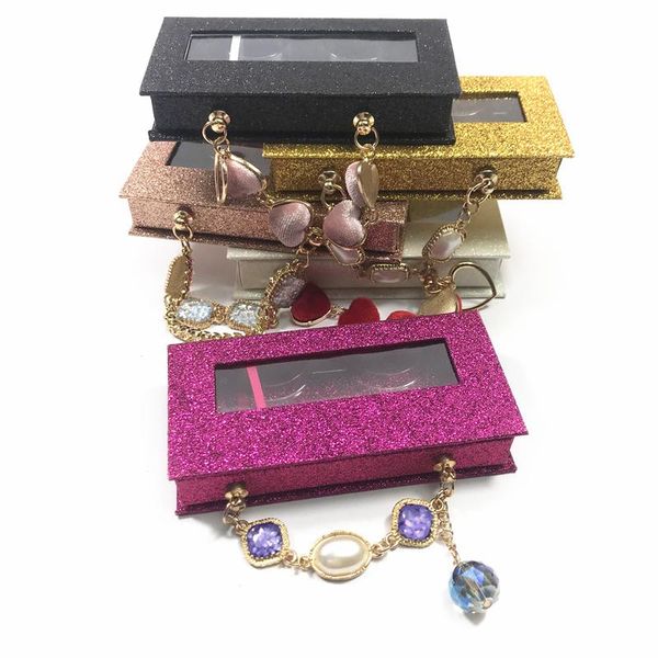 

оптовые продажи новый кристалл ручка ресницы упаковочная коробка 15 мм 30 мм норка ресница с подносом пользовательские ваши логотип наклейка