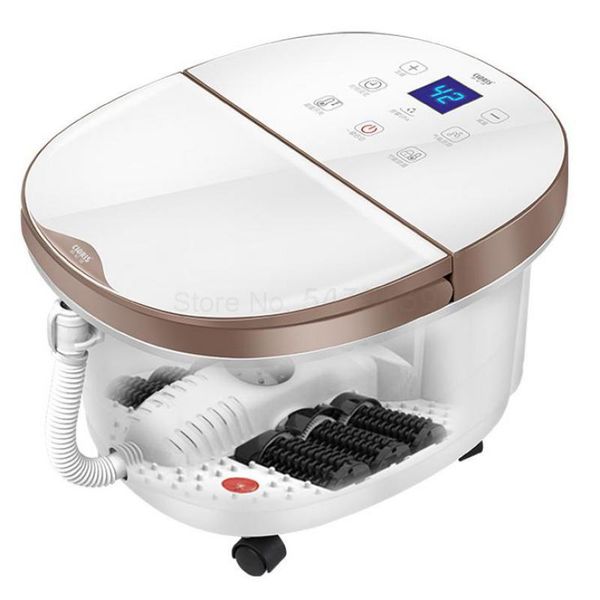 

bathing tubs & seats automatic foot bath household footbath electric massage heating foam basin thermostatic deep barrel artifact