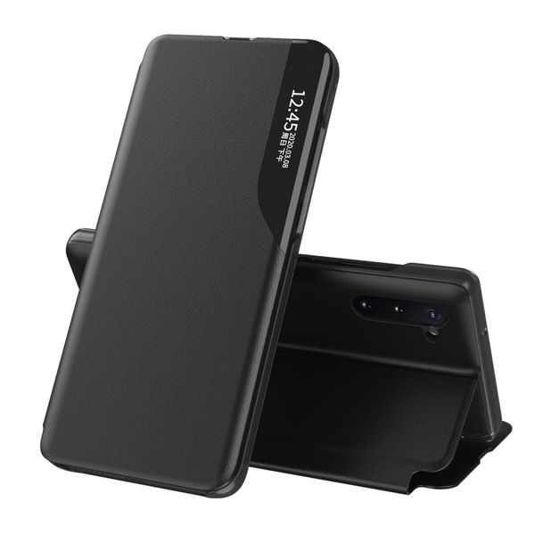

for samsung galaxy note 10 side display magnetic shockproof horizontal flip leather case with holder