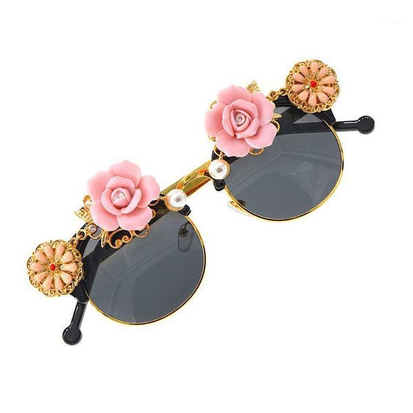 

baroque sunglasses women metal wrap eyeglasses cat eye brand designer sun glasses handmade feminino1, White;black