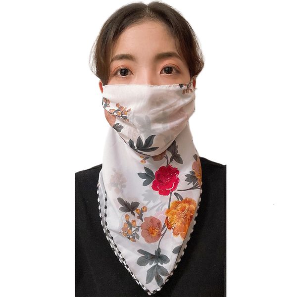 

chiffon face mask outdoor mouth nose cover adjustable design uv protection
