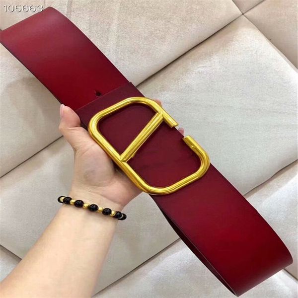 

belts mens womens belt black genuine leather black gold smooth buckle with orange box orange dust bag orange gift bag 35-46, Black;brown