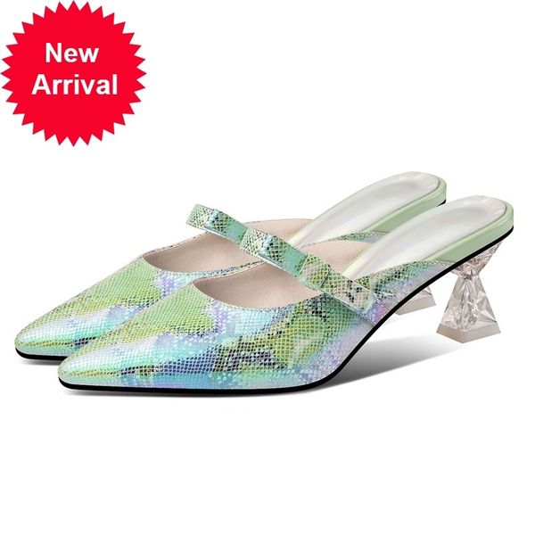 

2021 female fashion high heels blue apricot toe woman as party shoes 42 sandals 00c1, Black