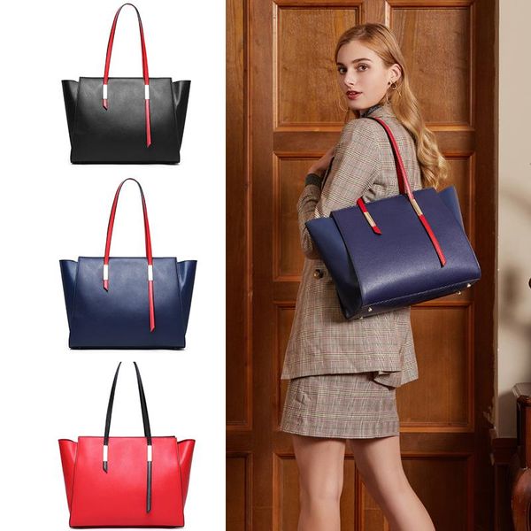 

shoulder bags 2021 spring and summer europe the united states large-capacity one-shoulder leather handbags tote bags, ladies