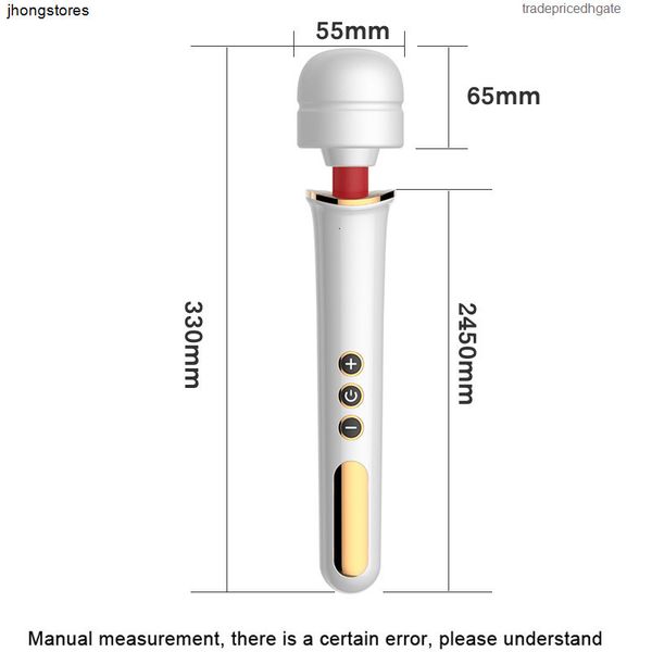 

vibration 10 super powerful speed new 5 frequency g-spot av toys,magic wand massa bjyp