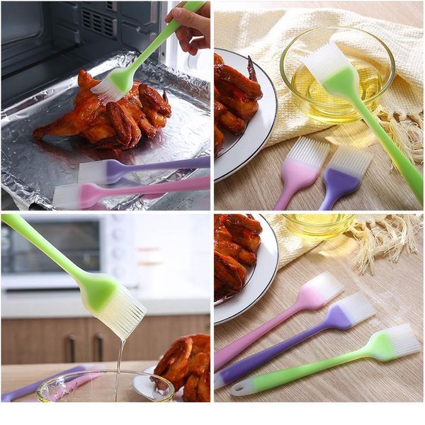 

barbecue brush oil brush high temperature resistant sile bottle brush household baking oil bottle pancake qylwdu