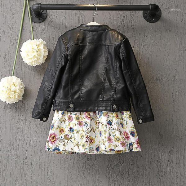 

2-7 years fashion spring korean leather jacket for baby girls&boys children clothes baby black zipper cardigan coat kids outwear1, Blue;gray