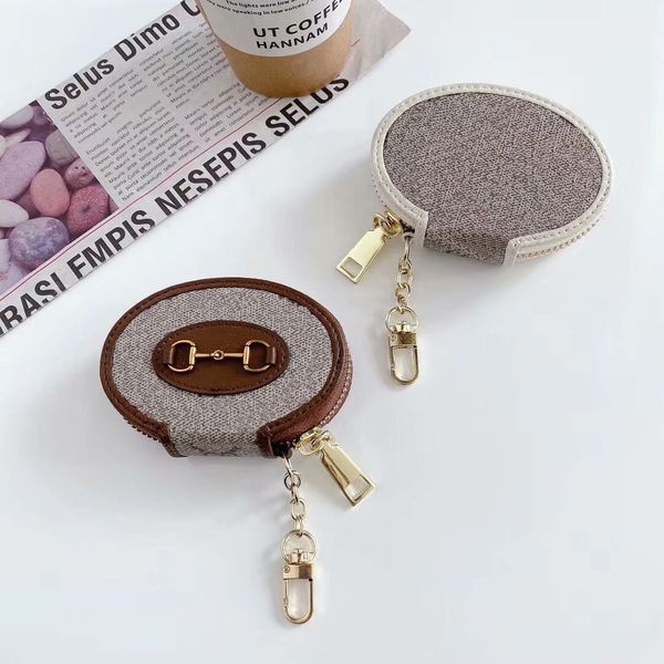 

мода новые airpods case designers ретро печатная буква узор с крюком для airpods1 / 2 pro3 bluetooth гарнитура чехол 4