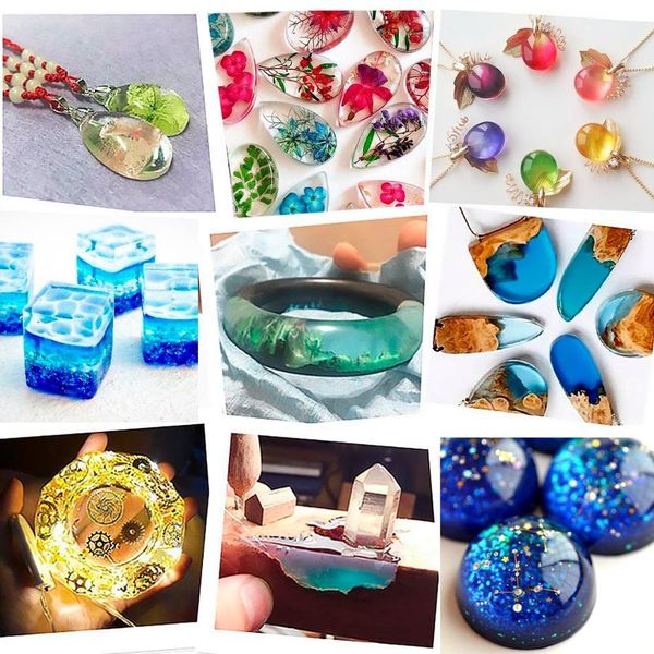 

diy crystal epoxy инструменты подвеска силиконовые формы литья и инструменты глиняная плесень герамическая плесень с хранением сумка ювелирн