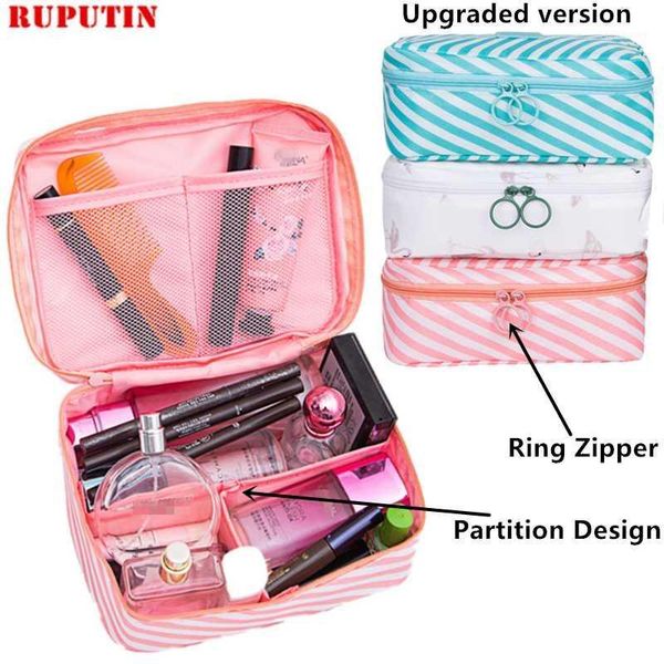 

ruputin women cosmetic makeup bag travel organizer for toiletries toiletry kit waterproof wash bra underwear bags1