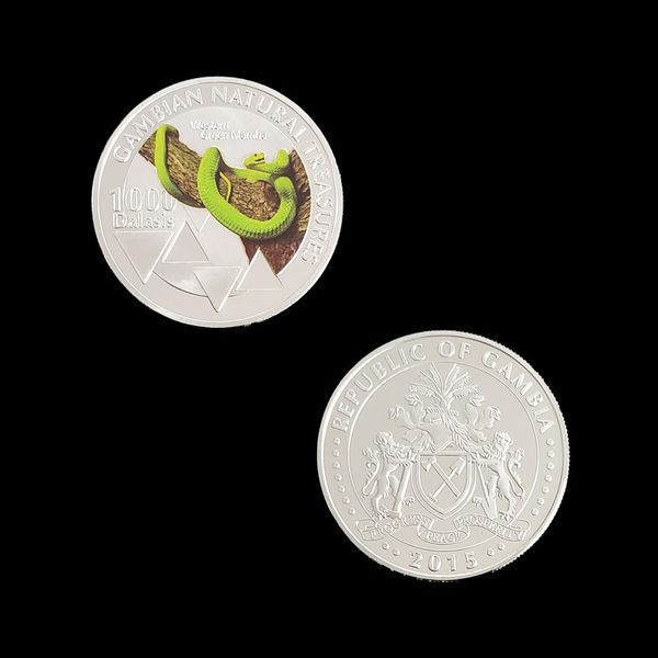 

rh create close close pattern westren green mamba dalasis gambian натуральные сокровища памятные монеты коллекционирование f wmtmzb