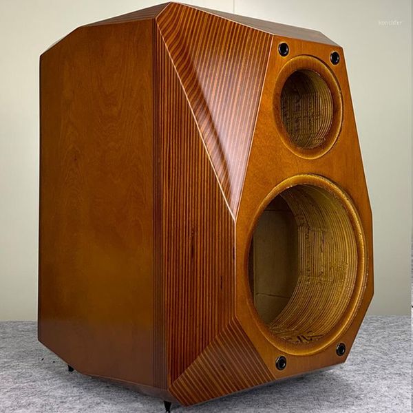 

6.5/8 inch empty speaker cabinet two way real soild wood chassis/case/cabinet bookshelf speaker classic empty box1