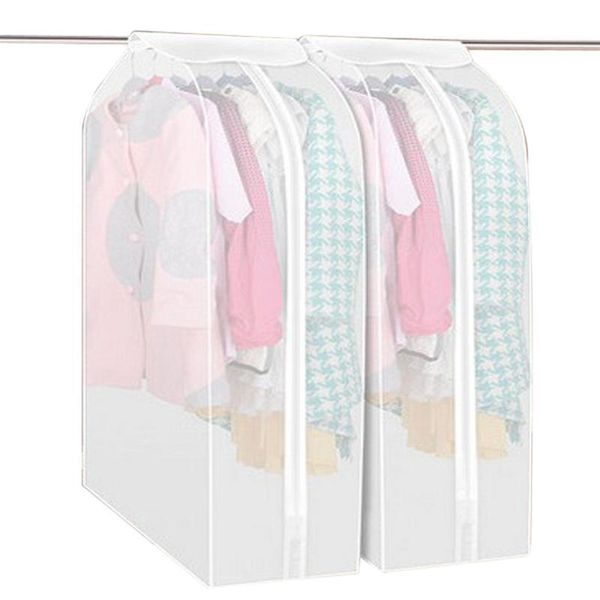 

wardrobe storage bags transparent garment suit cover case dustproof covers