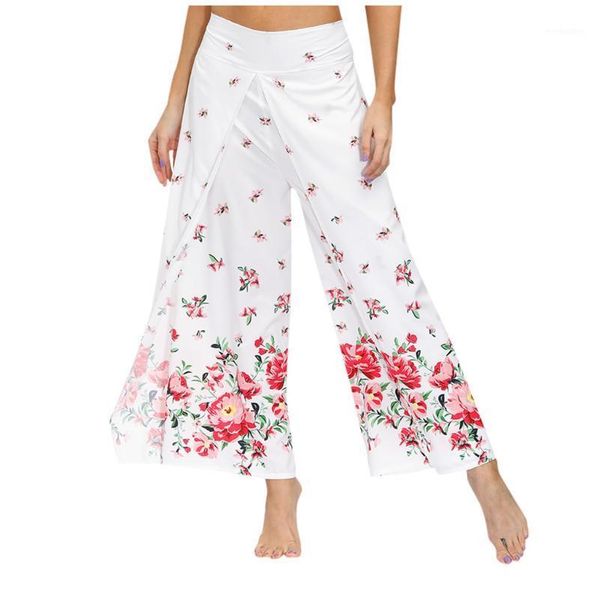 

yoga outfits summer ladies unique southeast style baggy casual pants multiple-use breathable comfy indoor/outdoor exercise trousers1, White;red