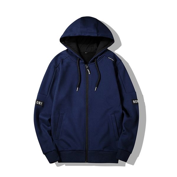 

new 2021 men hoodies mode man training solid long shirt magro plus size hooded sweatshirt o4qf, Black