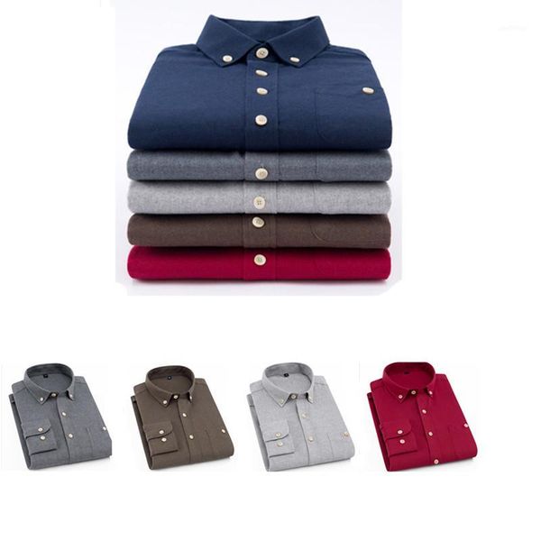 

spring trend wild solid color long-sleeve shirt business casual loose lapel flannel mens shirt with pocket design1, White;black