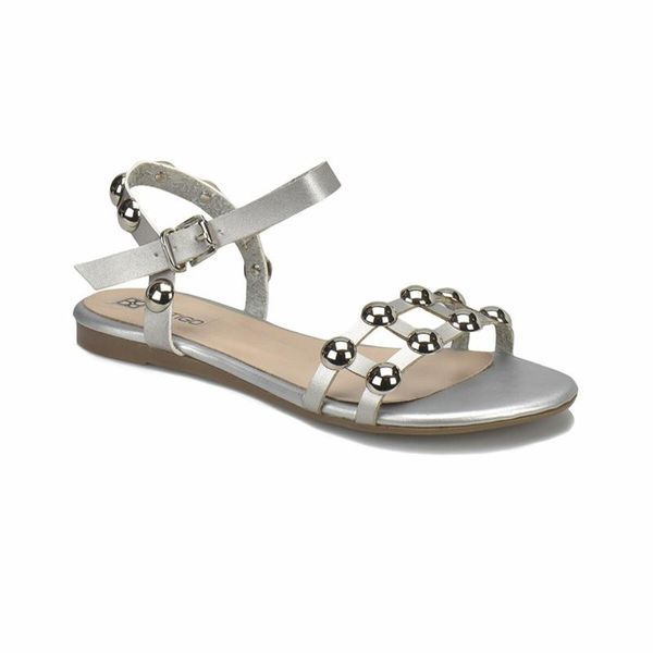 

flo 18s-262 silver women 's sandals butigo, Black