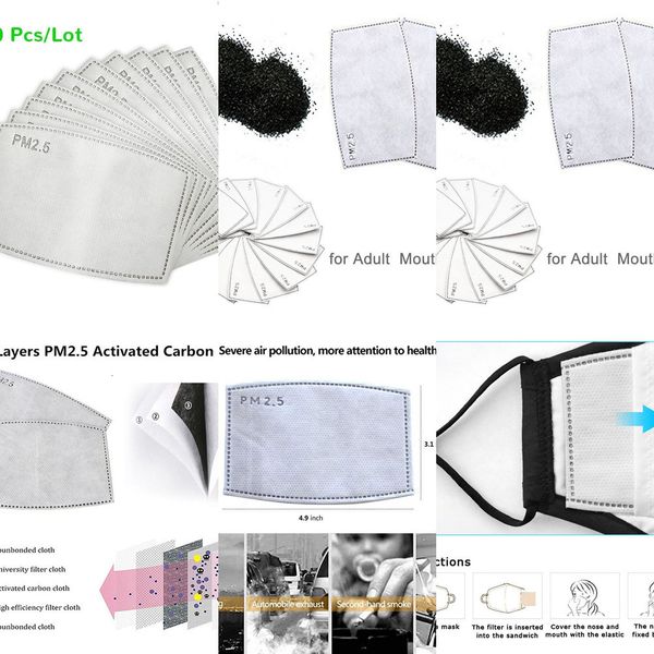 

filter pm pcs 2.5 20 breathable 40 real paper haze mask anti dust mouth cover outdoor work mask 66h9