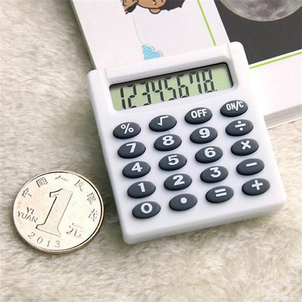 

2020 new student mini electronic calculator candy color calculation office supplies gifts ultra small 8-digit portable calculator