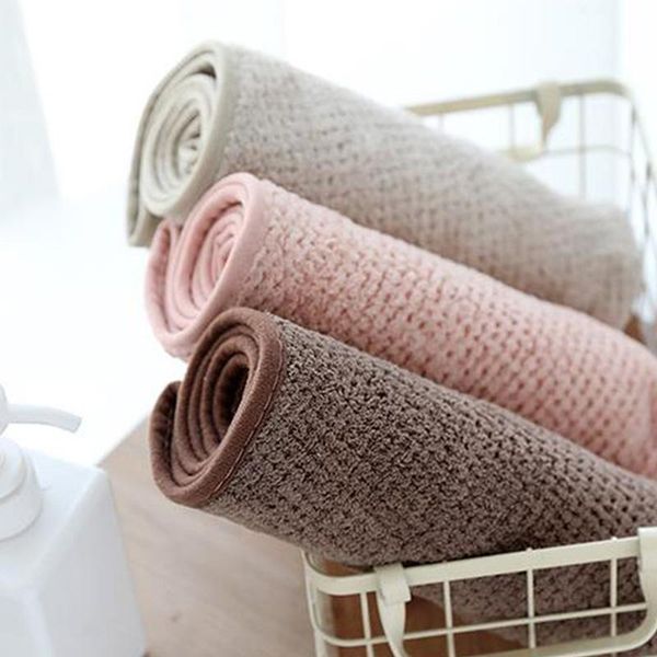 

towel coral velvet home dry hair cap long magic shower to increase water absorption and quick-drying
