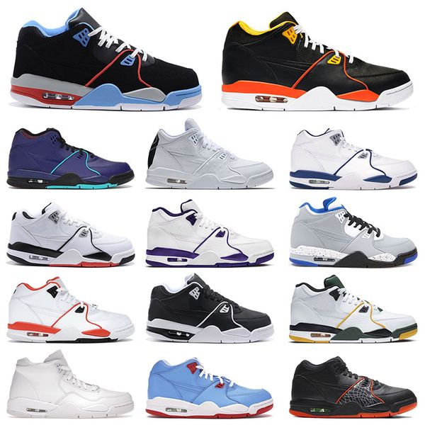 

flight 89 men basketball shoes authentic designer white court purple raygun rucker park seattle sports sneakers trainers size 40-45