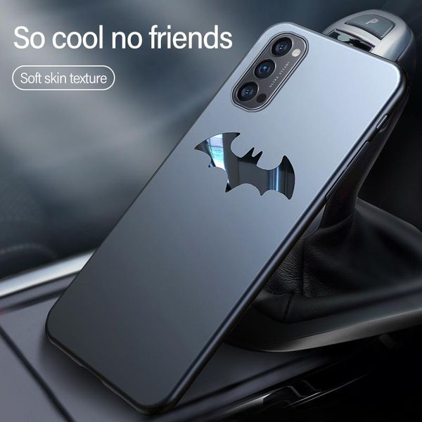 

ultra-thin metal bat phone case for oppo reno 4 3 2 r17 a91 a79 a11 find x2 f11 f9 pro luxury matte wmtxqa yyysports