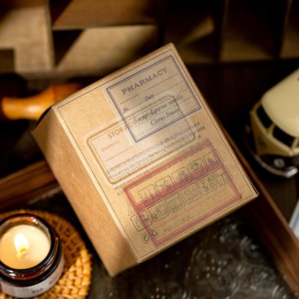 

100шт ретро наклейки приглашение пломбы конфеты подарочные коробки этикетки наклейки дневники художественные принадлежности эстетическая нак