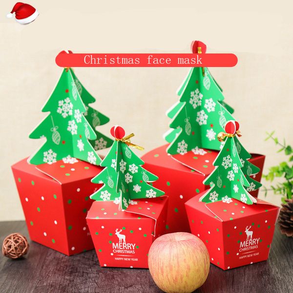 

2020 christmas box paper boxes new creative cartoon christmas eve gift box spot safe fruit packaging box ing